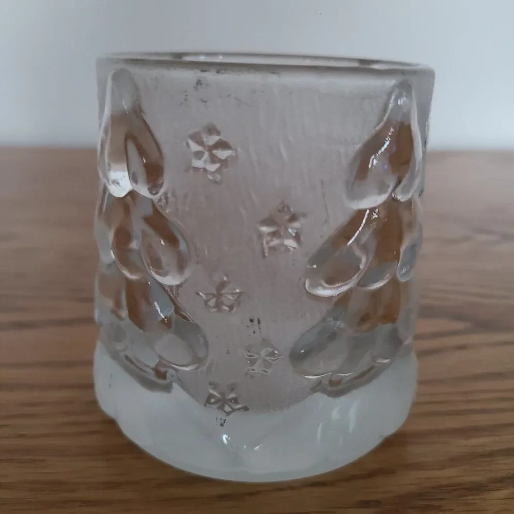 Vintage textured glass